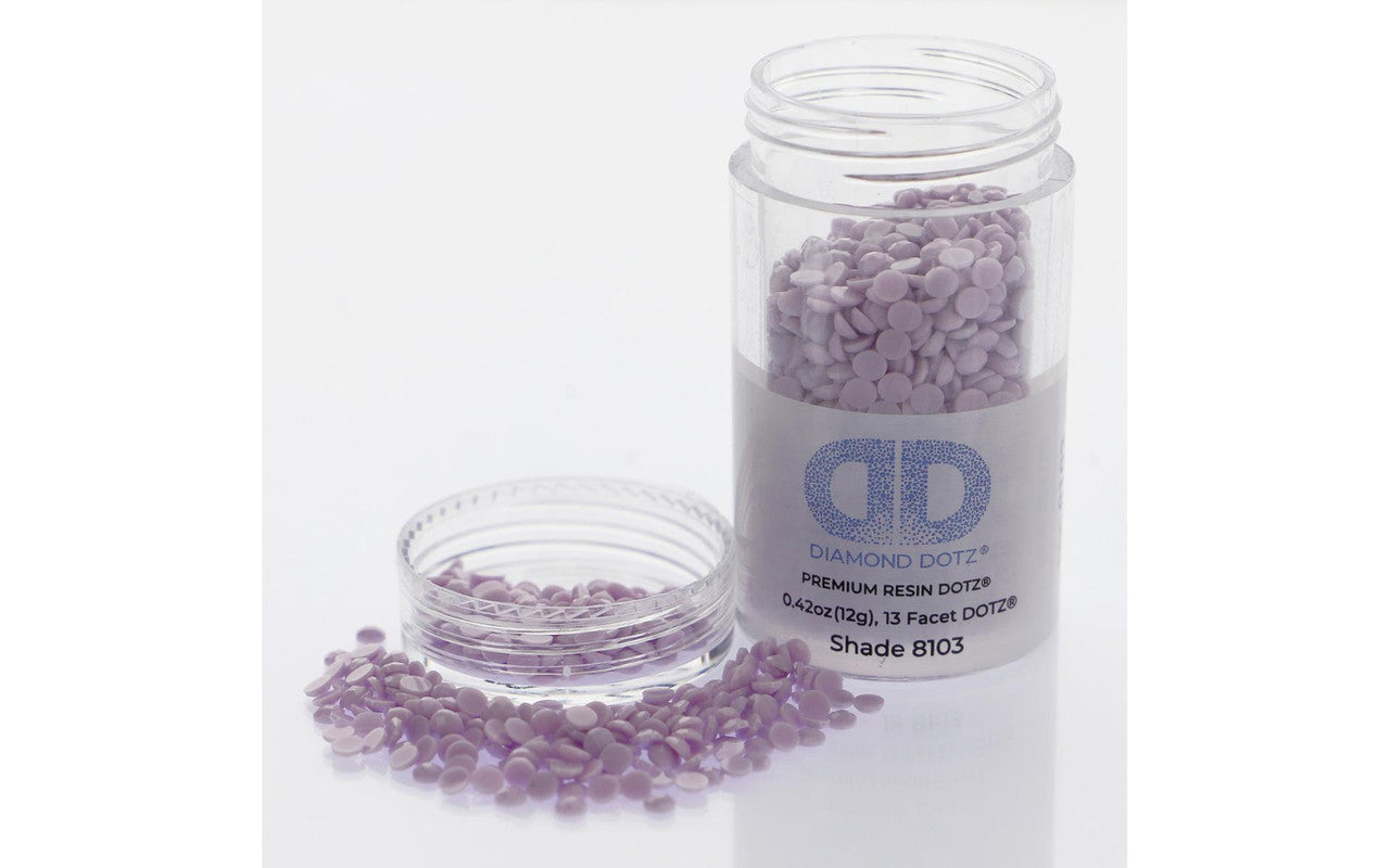 Diamond Dotz Freestyle Gems 2.8mm 12g Purple Ice 8103